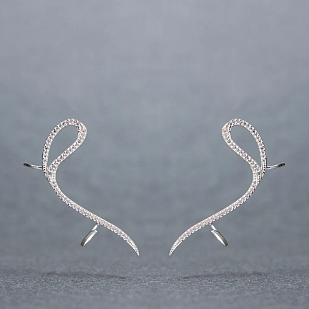 Flow Curve Ear Climbers
