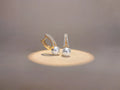 Pearl & Diamond Hoop Earring