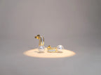 Pearl & Diamond Stud Earring