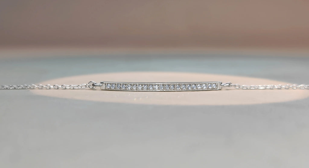 Diamond Bar Bracelet