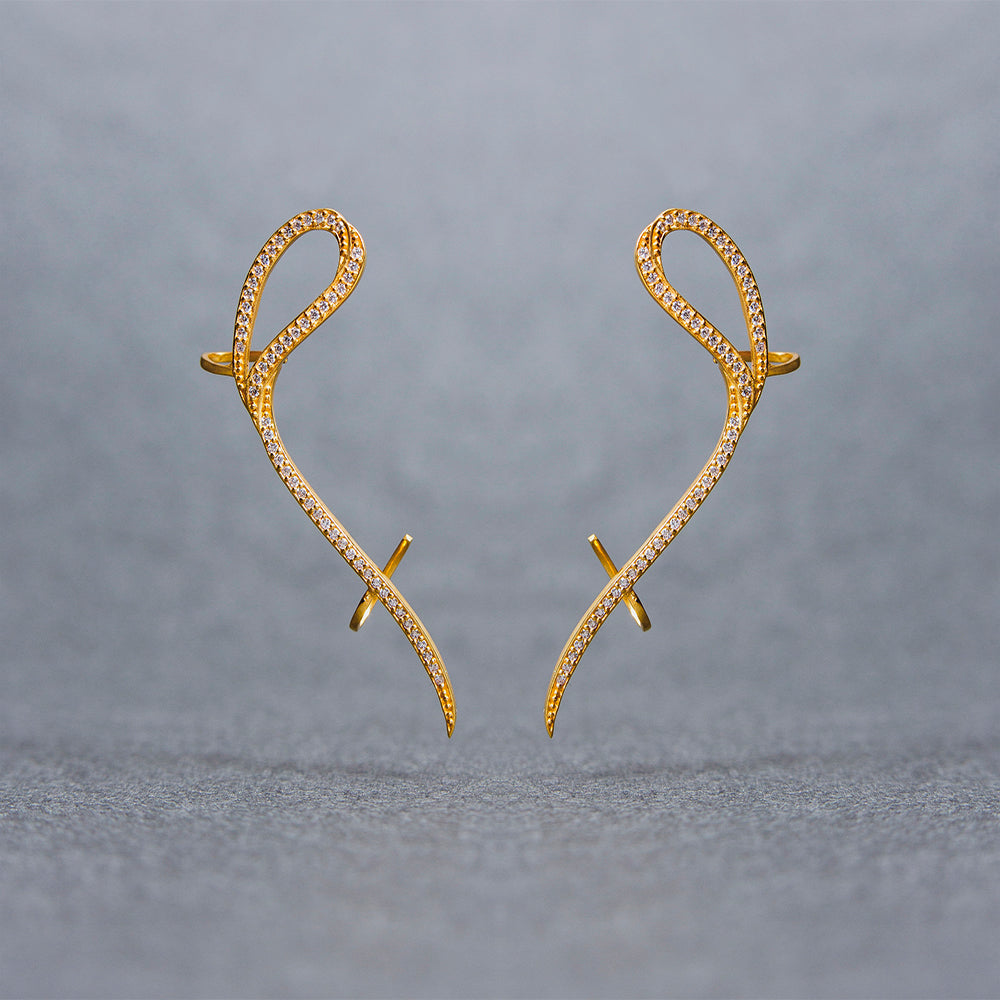 Flow Curve Ear Climbers