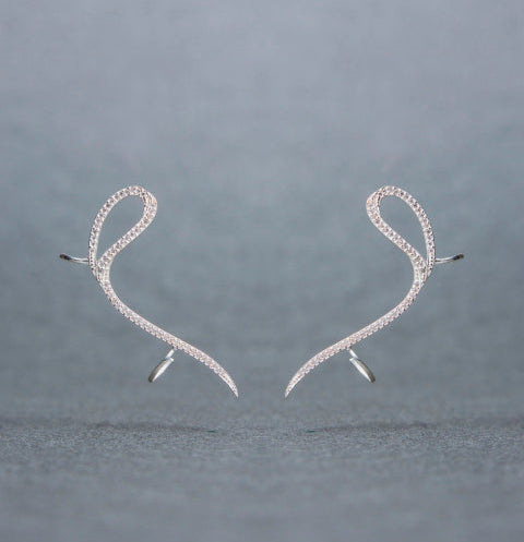 Flow Curve Ear Climbers