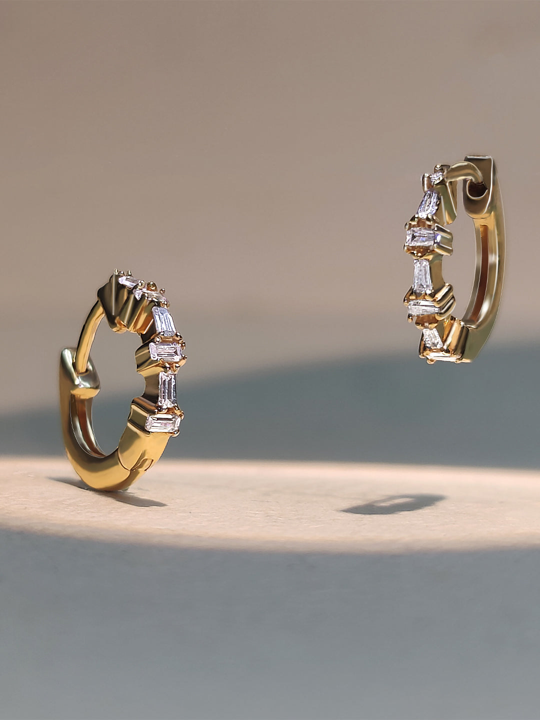 Classic Baguette Diamond Earrings