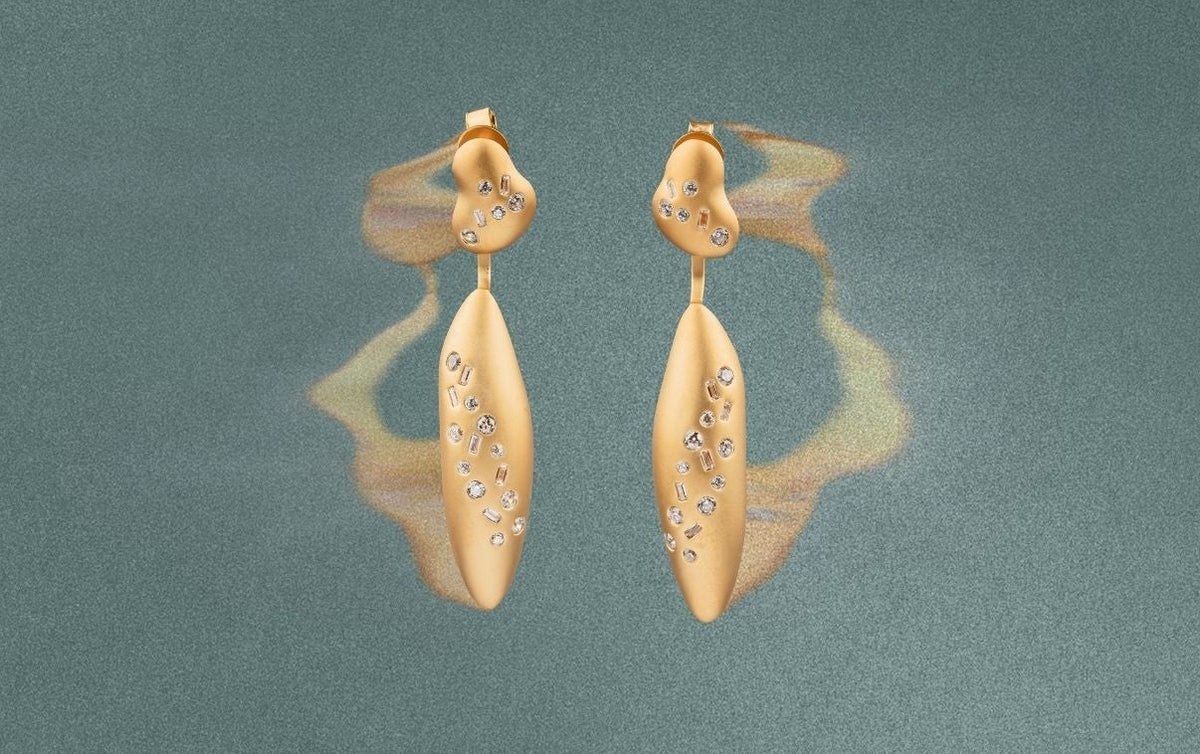 Luxury Organic Big Earring