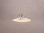 Pearl & Diamond Accent Hoop Earring