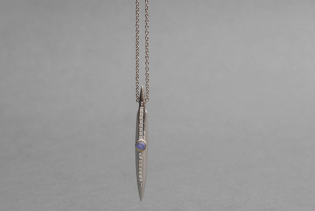 Sterling Silver Trillionated Pendant as Seen in Muze Magazine