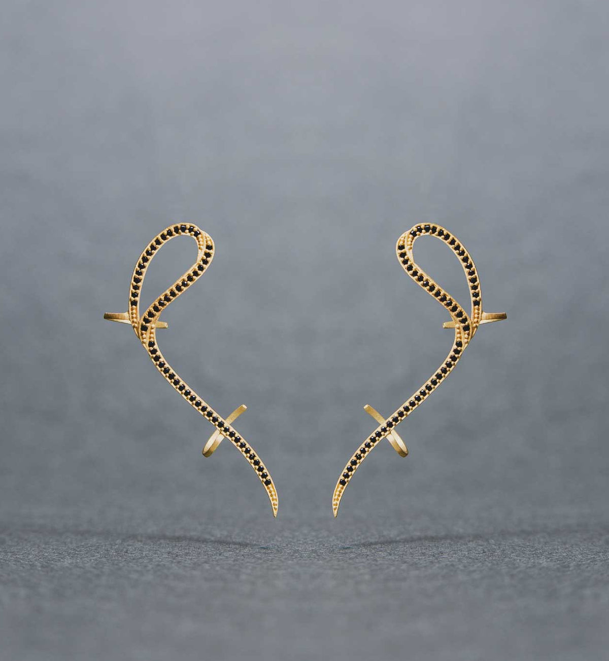 Flow Curve Ear Climbers