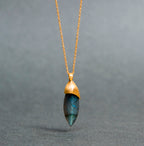 Celebrity Sterling Silver Pendant with Labradorite Stone