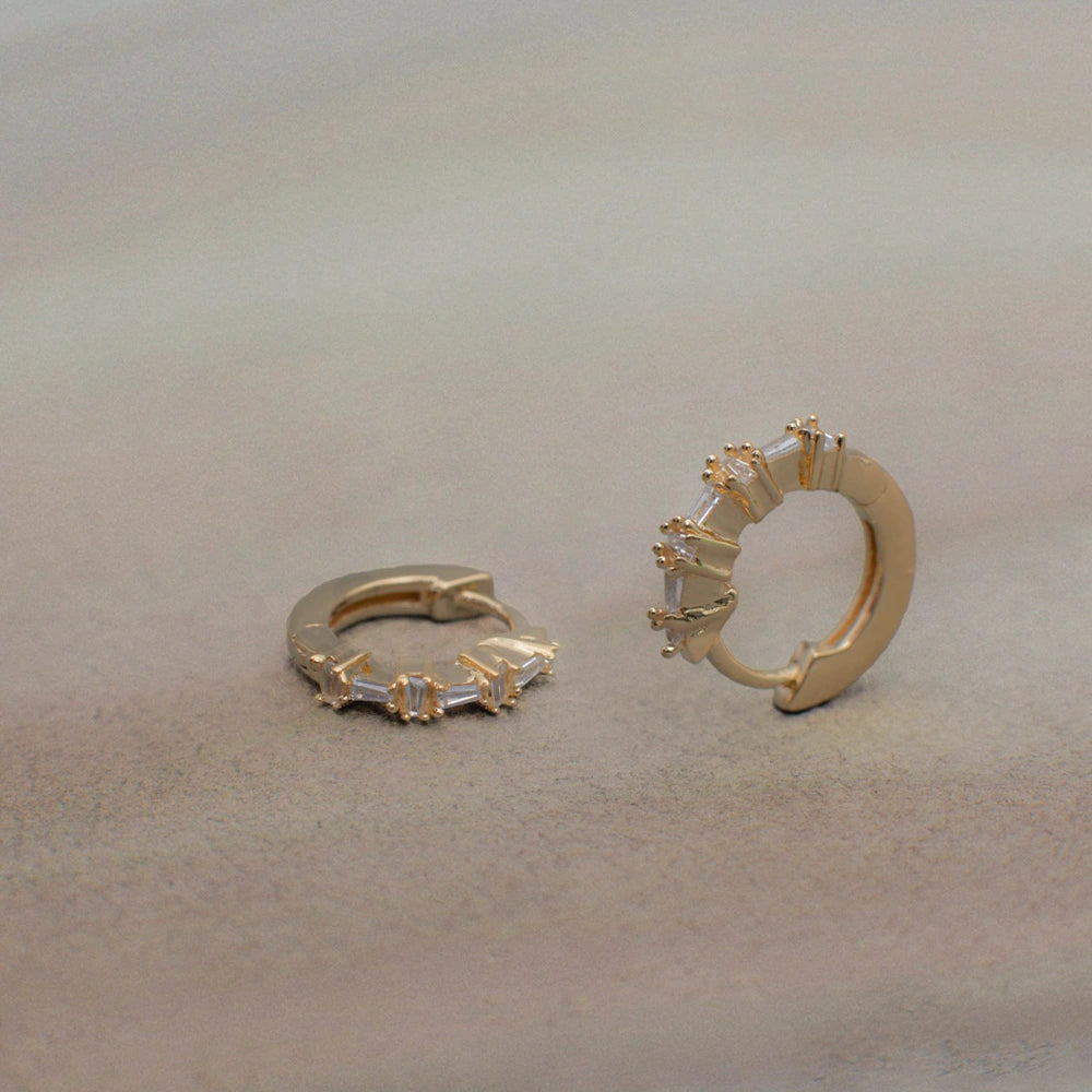 Classic Baguette Diamond Earrings