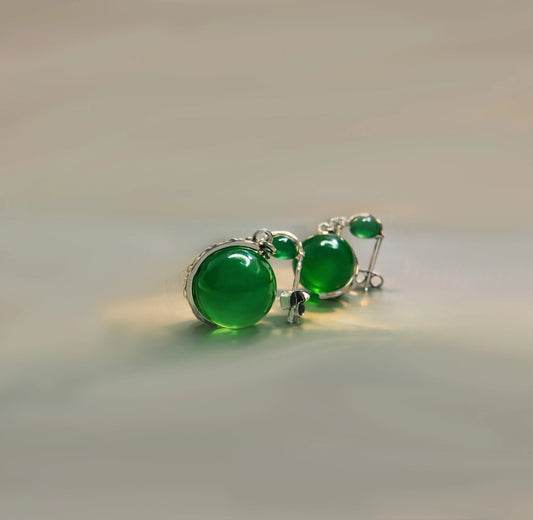 Statement Silver Earring