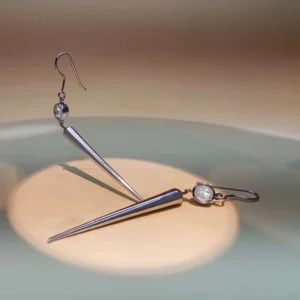 Art Deco Silver Earrings