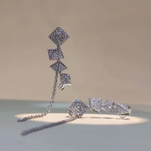 Architecture inspired Ear Climbers