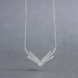 radiant fling diamond necklace