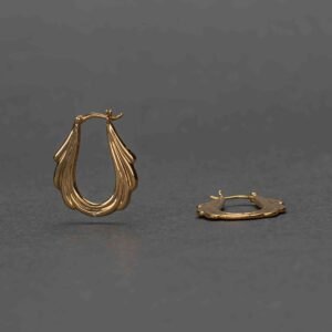 Sculpted Hoop Earrings