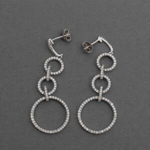 Multi-Circle Drop Earrings