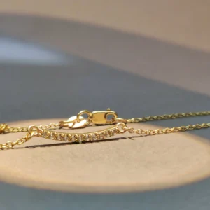 Classic Diamond Bar Necklace