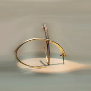 "Comma" Celebrity Sterling Silver Earrings Medium