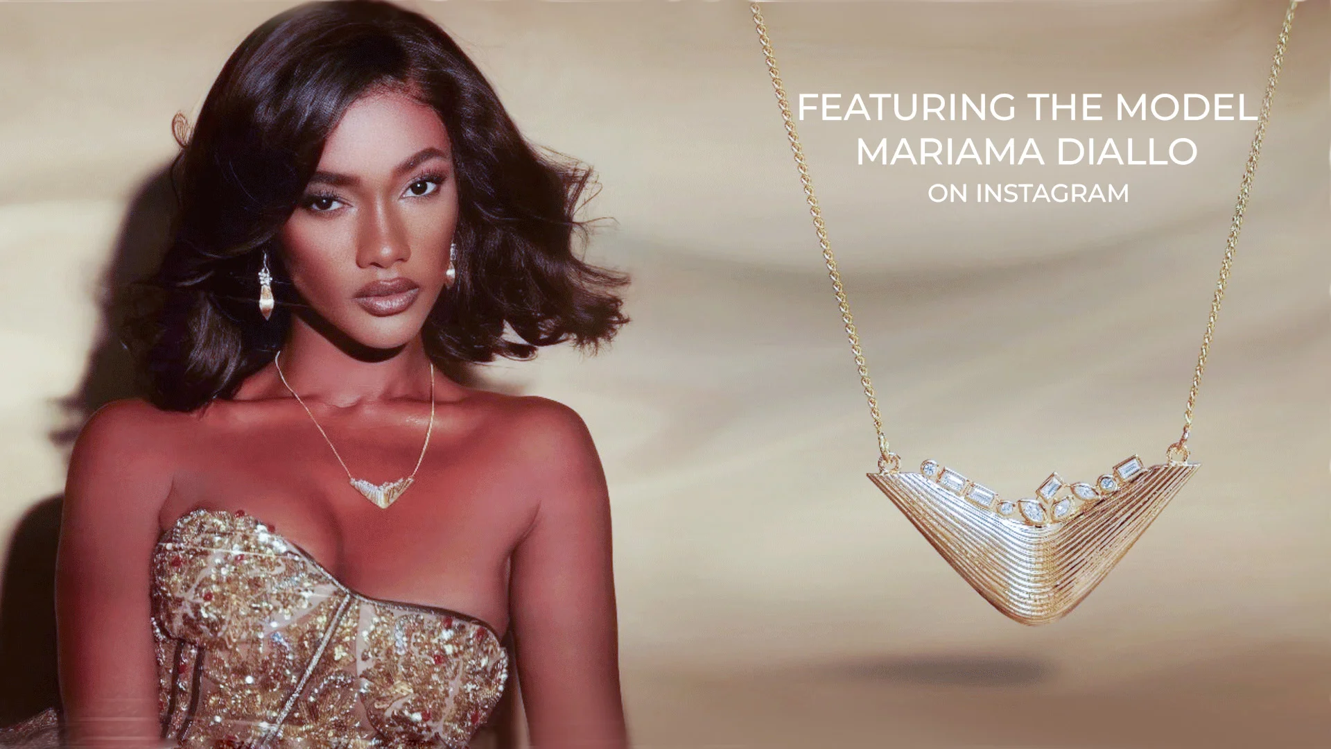 CELEBRITY NECKLACE AND EARRINGS